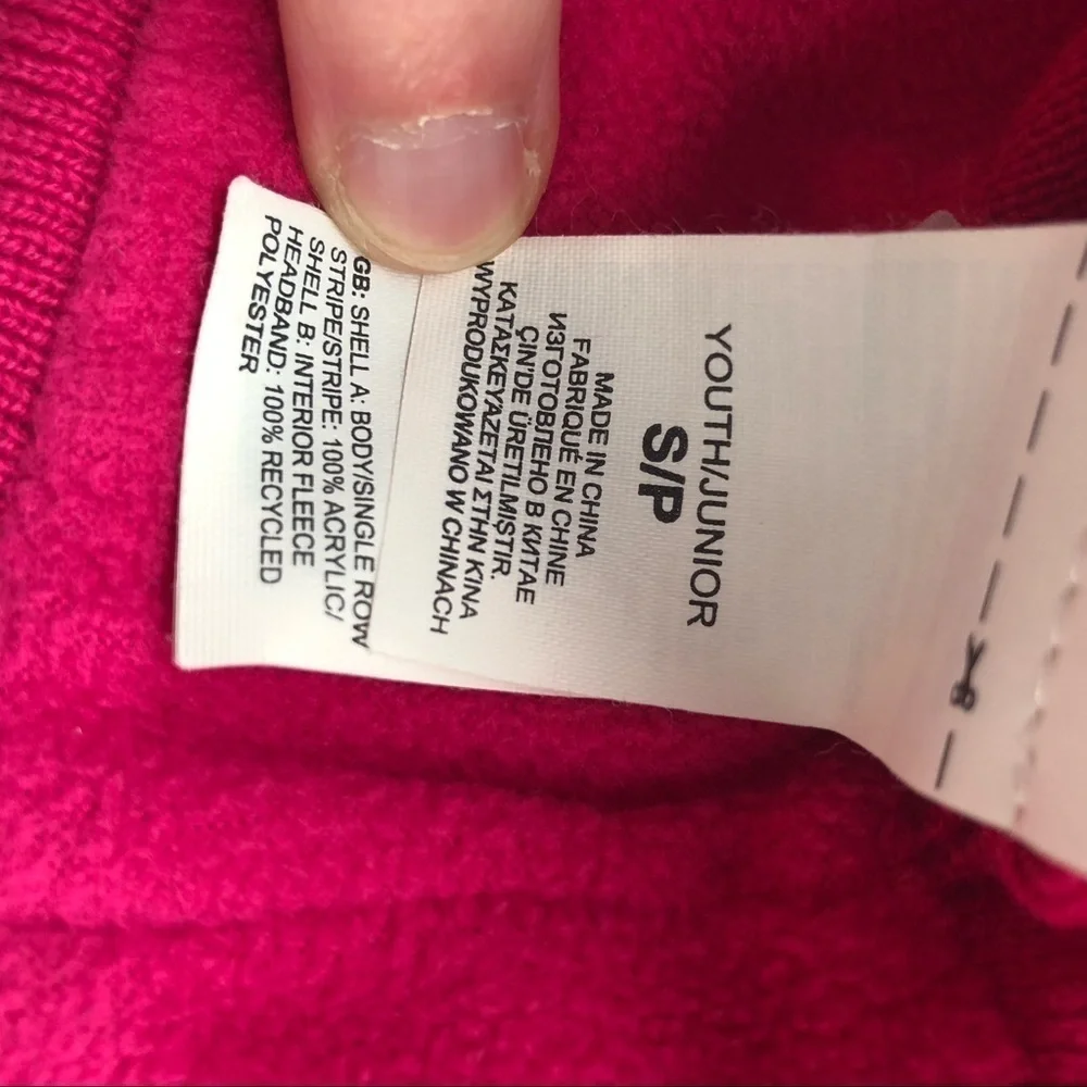 North Face Youth Knit and Fleece Beanie Hat